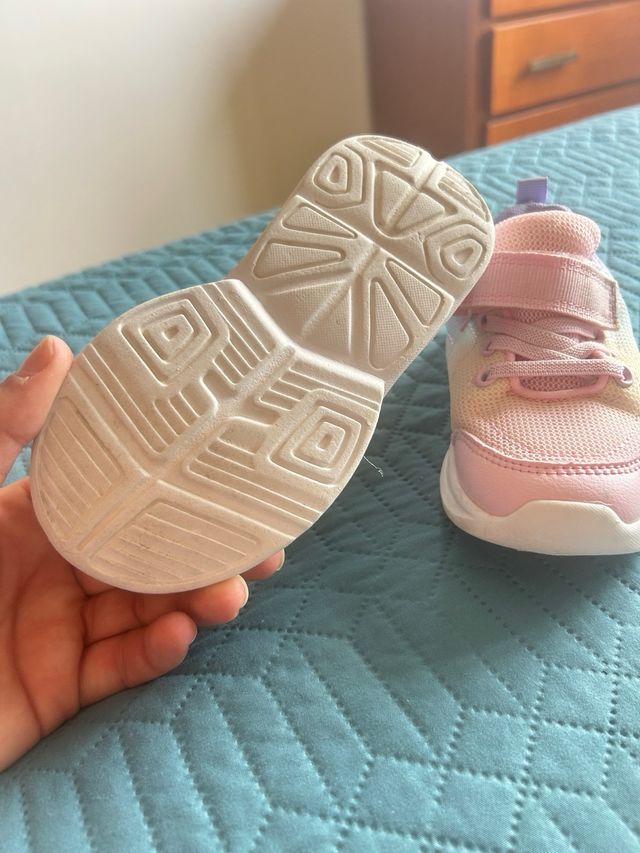 Botines niña Primark degradado rosa y lila
