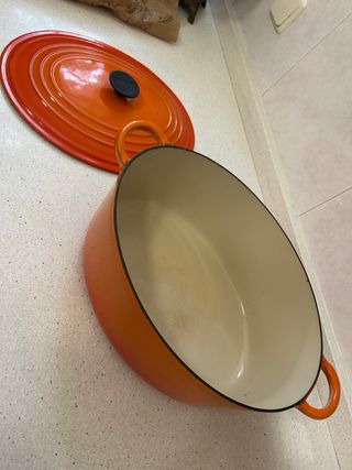 Olla Le Creuset Naranja/Roja