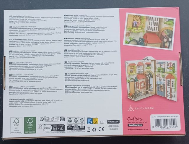 Maqueta DIY Parisian Alley con LED