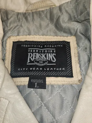 Chaqueta de cuero Redskins Talla L