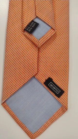 Corbata Mirto Naranja