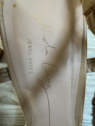 Sandalias Lola Cruz Joya Doradas