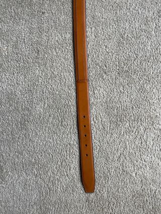 Cinturón Angel Infantes Marrón Hebilla Metálica