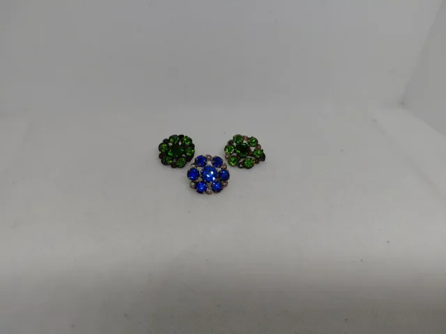 Spille vintage anni 50/60 blu e verdi