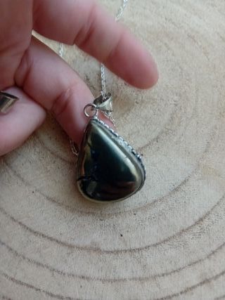 Collana Argento 925 con Pirite dorata Naturale