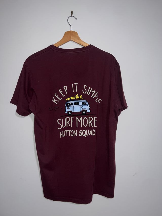 Camiseta Hutton Granate Talla L