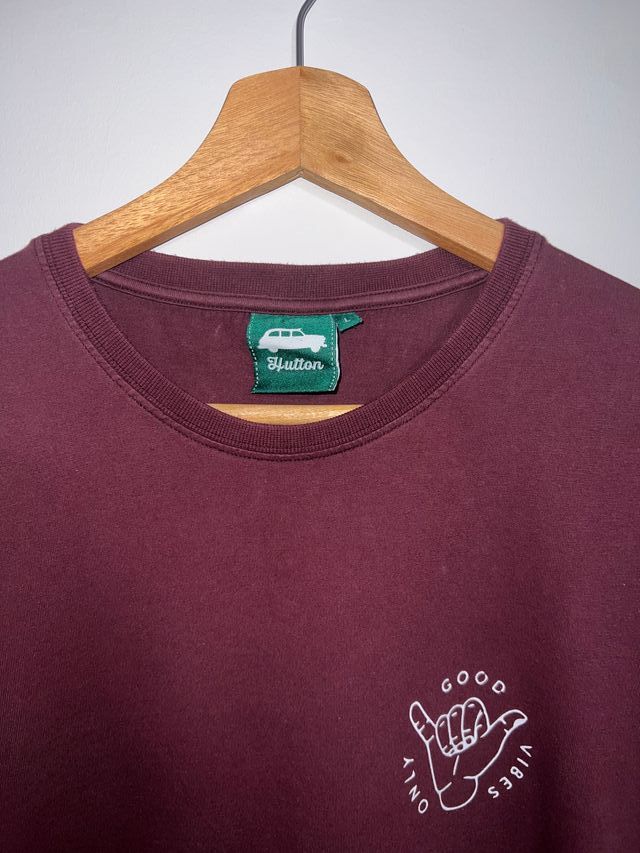 Camiseta Hutton Granate Talla L