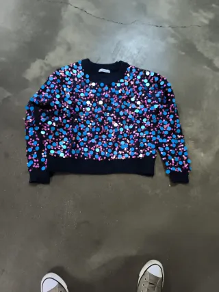 Jersey lentejuelas multicolor talla única