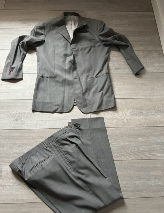 Fato Brooksfield Cinza Homem