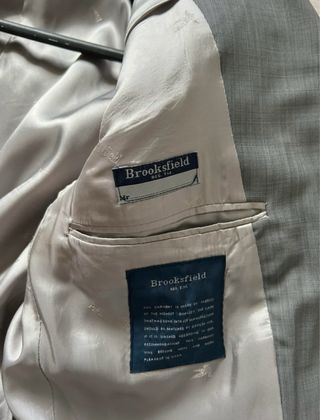 Fato Brooksfield Cinza Homem