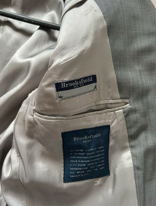 Fato Brooksfield Cinza Homem