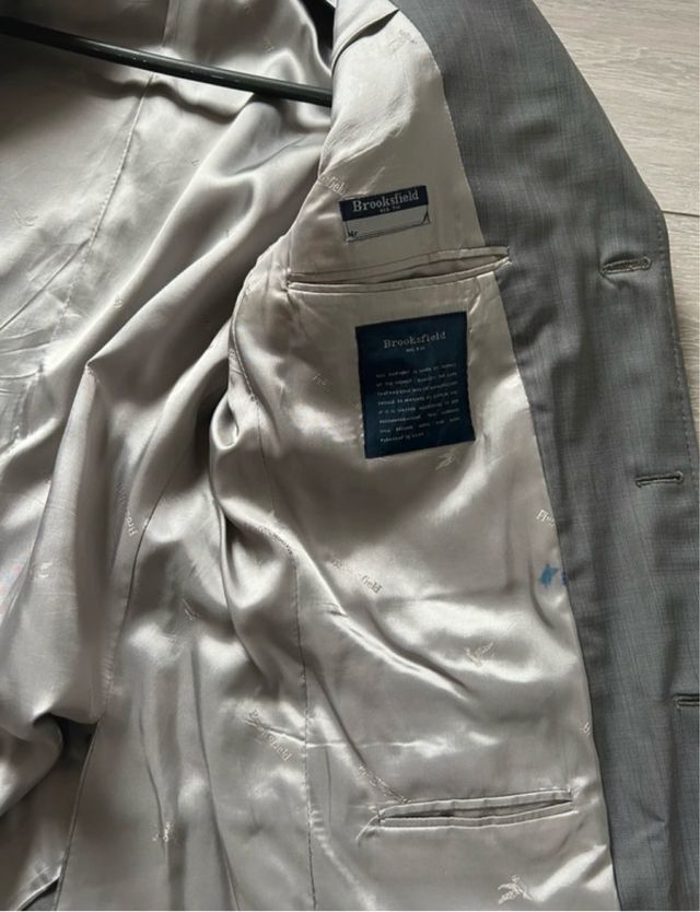 Fato Brooksfield Cinza Homem