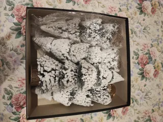 Set 4 Alberi Decorativi Natalizi