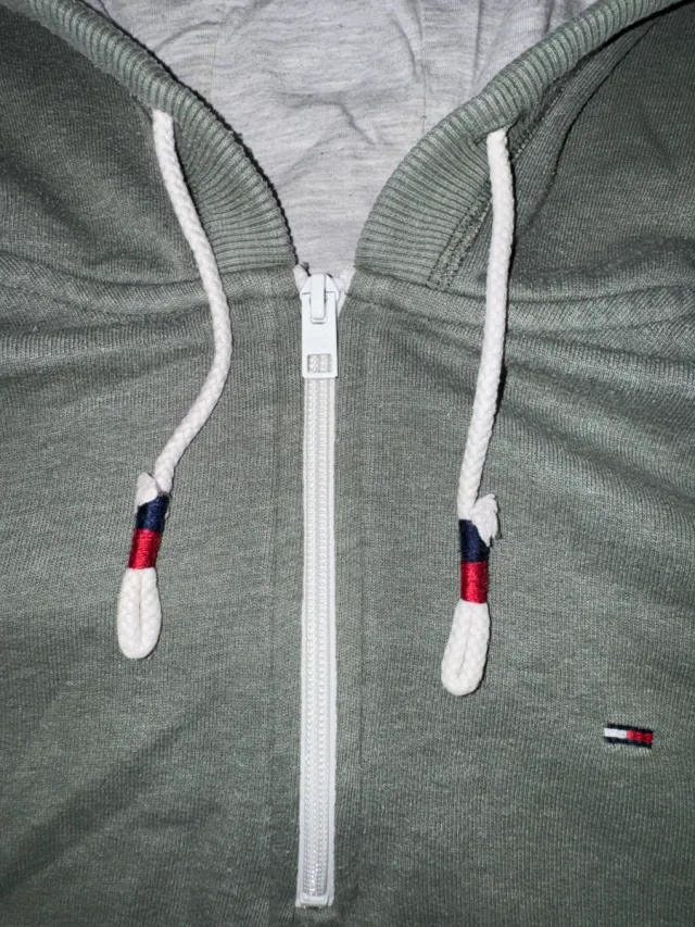 Sudadera hoddie con capucha Tommy Hilfiger verde M