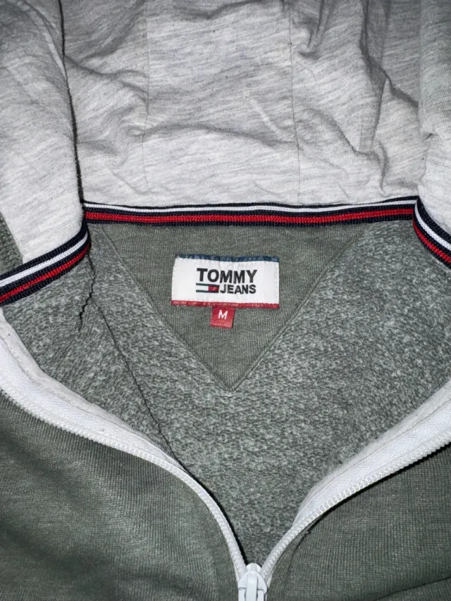Sudadera hoddie con capucha Tommy Hilfiger verde M