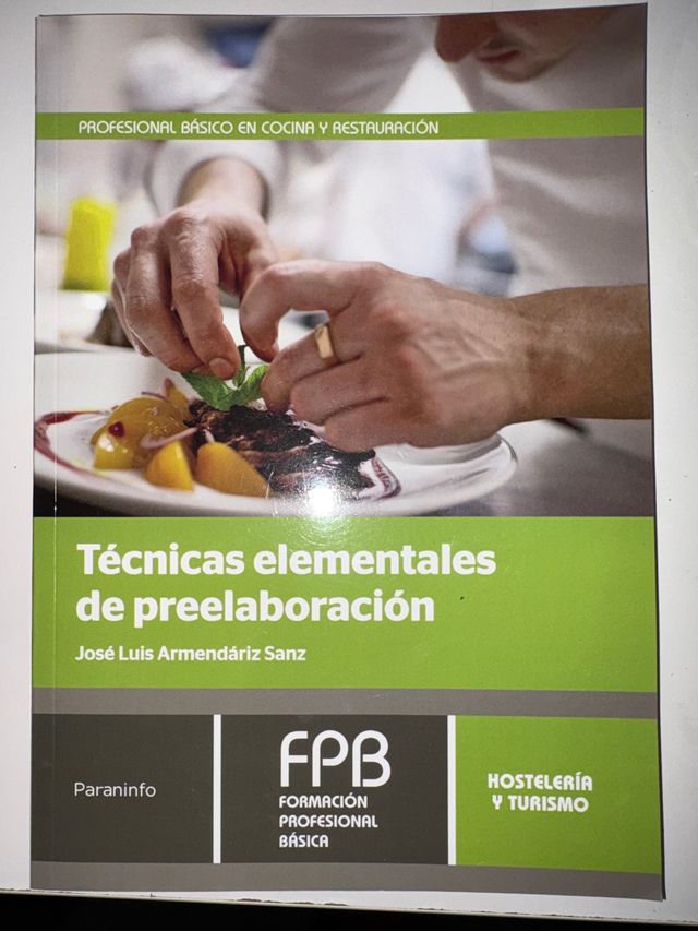 Técnicas elementales de preelaboración