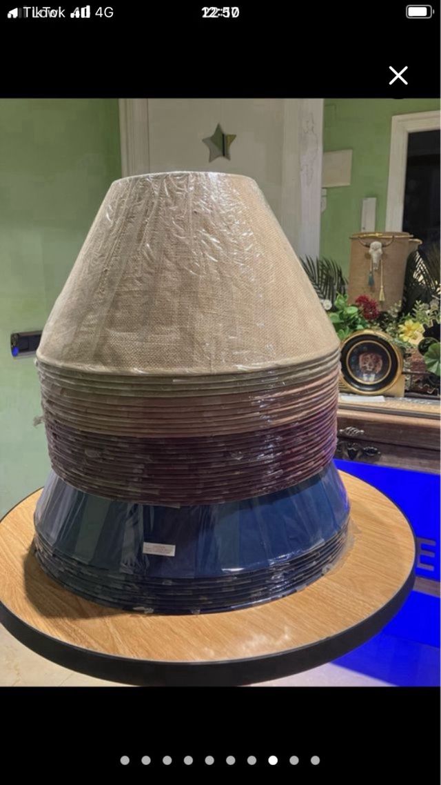 Pantallas de lámpara nuevas