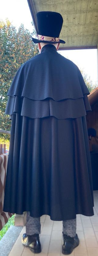 Costume Conte Gotico Tg L Nero Viola