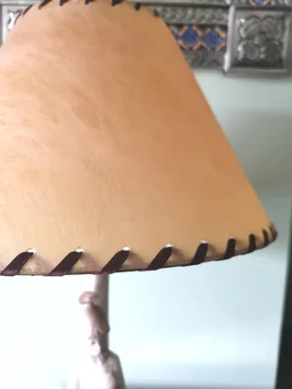 Lámpara Vintage Porcelana Mujer Bebé