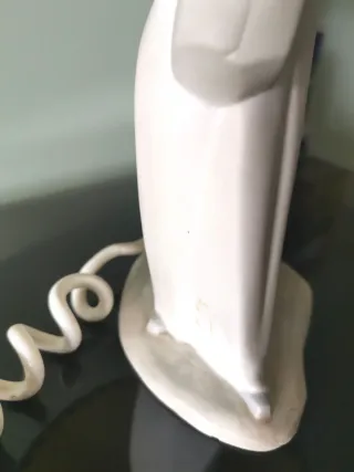 Lámpara Vintage Porcelana Mujer Bebé