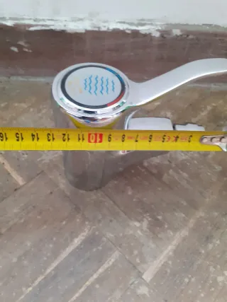 Grifo Monomando Cromado sin usar ver