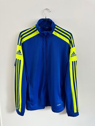 Chaqueta Adidas Azul y Amarillo Cremallera