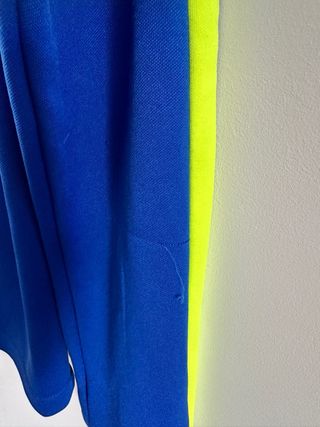 Chaqueta Adidas Azul y Amarillo Cremallera