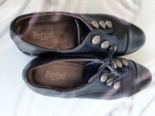 Zapatos Pertini Talla 41 Negros Nuevos