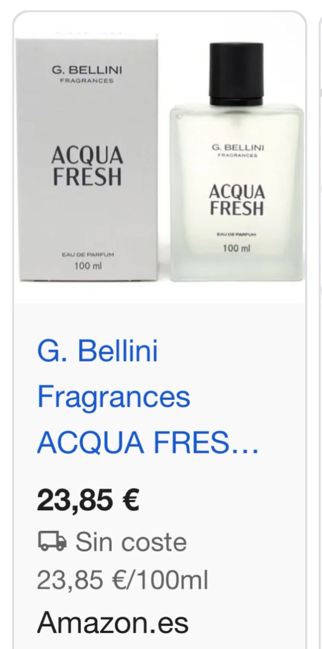 Acqua Fresh EDP 100ml Perfume ¡Envío Gratuito!