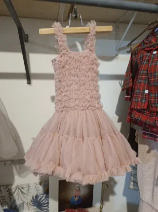 Vestido tul rosa para fotografía