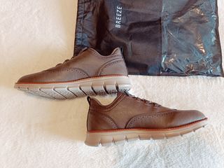 Zapatos Breeze Piel Marrón Cómodos Ligeros