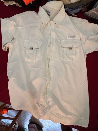 Camisa Rayas Azul y Blanca