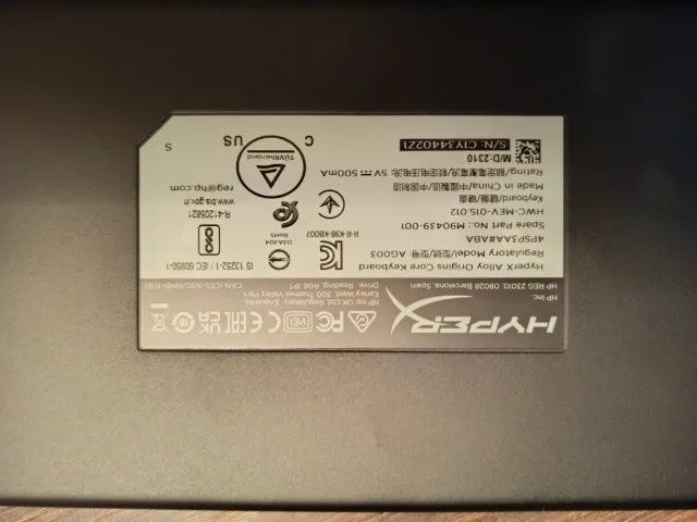 Tastiera meccanica HyperX Alloy Origins