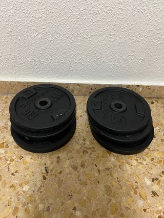 Discos de gimnasio 5 kg, 15€ por disco