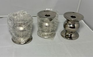 Candelieri in metallo argentato Zara Home