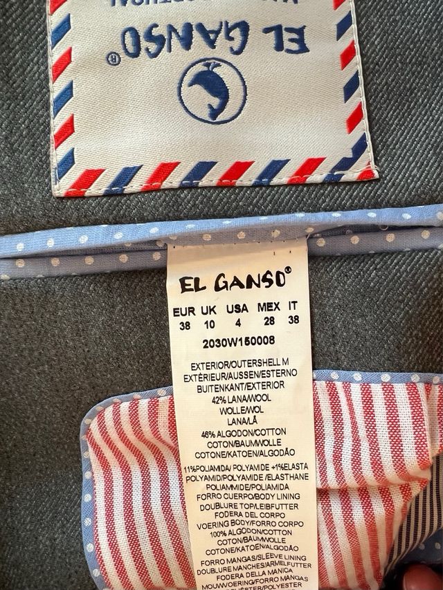 Americana de vestir de la marca El Ganso