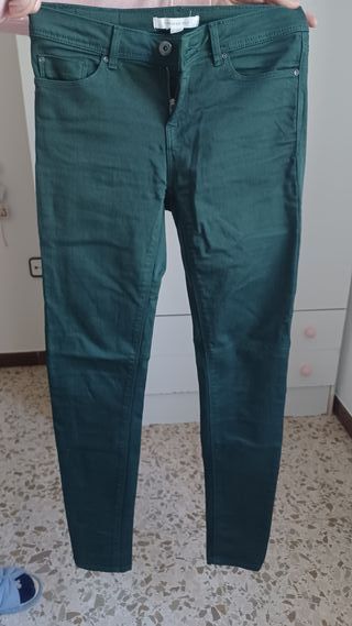 Pantalón vaquero verde Springfield Talla 34-36