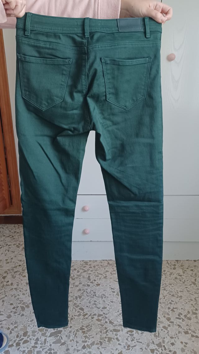 Pantalón vaquero verde Springfield Talla S