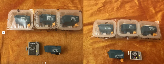 Canon BCI-11 Color X3 e BCI-10 Black X3 Cart+Test