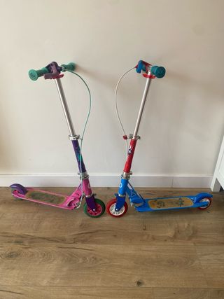 Patinete Oxelo Infantil Rosa y Azul