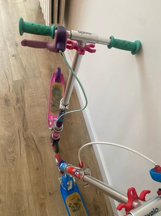 Patinete Oxelo Infantil Rosa y Azul