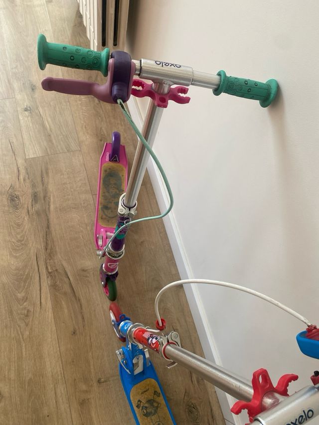 Patinete Oxelo Infantil Rosa y Azul