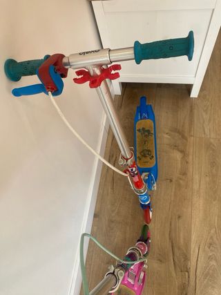 Patinete Oxelo Infantil Rosa y Azul