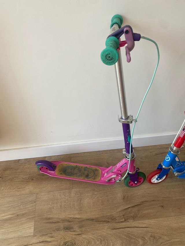 Patinete Oxelo Infantil Rosa y Azul