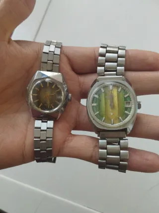 2 RELOJES MECANICO A 12  EUROS 