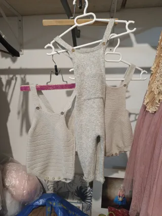 Lote 3 Monos Tejidos Bebé