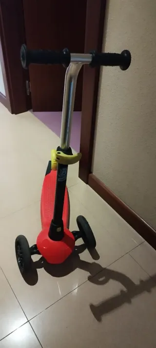 Patinete Oxelo Decathlon Rojo 3 Ruedas