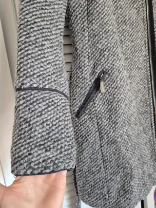 Abrigo Promod gris talla S