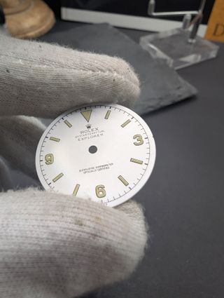 Esfera blanca Rolex Explorer