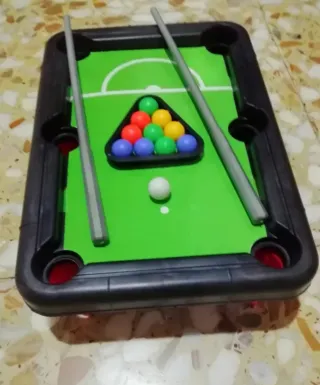 Mini mesa de billar infantil
